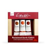 Gamblin Reclaimed Earth Set, Limited Edition paints made from pigments reclaimed from waters tainted by iron released from mines (101113)