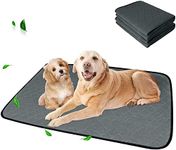 FHTDAW Pet pee mat pet mat toilet seat underlay mat washable 4 layers waterproof quick-drying deodorant non-slip pet pee mat nursing care small and medium size dogs and cats，dog pee pad(XL (100*70cm))