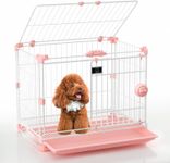 FLARUZIY Dog Crate for Small Dogs U