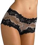 Lunaire womens15232Barbados Shadow Stripe Boyshort Boy Shorts Panties - Multi - 10