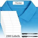 200 Pcs Fabric Label, No-Iron Name 