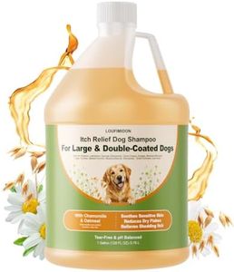 LOUFIMIDON Oatmeal Dog Shampoo for Itchy Skin Relief, 1 Gallon (128 FL OZ)