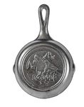 Lodge Mfg Company Cast Iron 6.5" Wolf Skillet (6.5 Inches, Black)