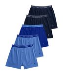 Polo Ralph Lauren Mens Boxer Brief 5Pack, 2 Cruise Navy/Rugby Royal/2 Aerial Blue, S