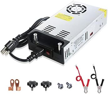 New Version DC 12V 50A 600W Switching Power Supply Adapter 110V AC to 12V DC Converter Power Supply Transformer PSU for 12Volt Motor Pump CCTV Security Camera Car Stereo 3D Printer and More 12V Device