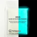 Glow in The Dark Powder - Multipurpose PRO-Series Glow Colors (Natural Aqua, 1 Ounce (28g))