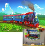 GYA 5x3ft Stream Train Party Theme Backdrop for Photography Kids Train Birthday Party Photo Background Children Theme Birthday Party Adventure Family Children Kids Adult Portrait Gathering Photography