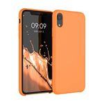 kwmobile Case Compatible with Apple iPhone XR Case - TPU Silicone Phone Cover with Soft Finish - Fruity Orange