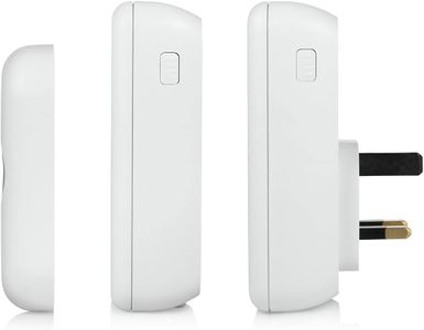 Byron Wireless Doorbell Set – Portable & Plug-In Chimes, 150m Range, 16 Melodies