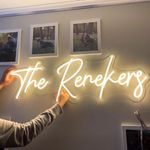 Custom Neon Signs, Personalized LED Neon Signs for Family Birthday Bar Wedding Party Night Light Company Logo or Business Signs, Birthday Gift Giving Name Neon Lights