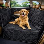 Royal Pets Cart Waterproof Pet Car Seat Cover for Dogs – Heavy Duty Back Seat Protector, Anti-Slip Hammock – SUV Fit – Black – Made in India