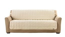 SureFit Deluxe Armless Sofa Furniture Cover - Ivory