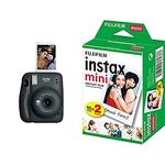 Fujifilm Instax Mini 11 Instant Camera (Charcoal Grey) with Film Gift Offer