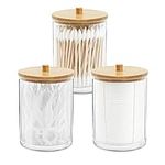 Gukasxi 3 Pack Acrylic Qtip Holder 