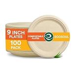 ECO SOUL 100% Compostable 9 Inch Pa