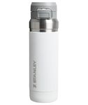 Stanley Quick Flip GO Water Bottle 36 oz | Push Button Lid | Leakproof and Packable for Travel and Sports | Insulated Stainless Steel | BPA-Free | Frost
