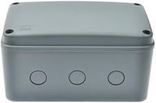 SuperInk Robust Outdoor Electrical Project Box - IP66 Weatherproof PVC/ABS Enclosure for Universal Protection - Size 7 1/8" x 4 1/2 "x 4" inch(181x111x100 mm),1PK
