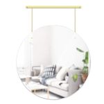 Umbra Exhibit Wall Mirror Brass, one size