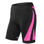 Sportneer Padded Cycling Shorts Women Cycling Shorts Women Cycle Shorts Womens 4D Padded Bicycle Cycling Underwear Shorts w/Anti-Slip Design, Breathable & Adsorbent