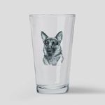 CafePress German Shepherd Pint Glass, 16 oz. Drinking Glass