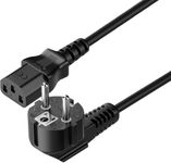 C13 AC Power Cord C2G 88513 UK Computer Power Cord - Power cable - IEC 60320 C13 to BS 1363 (M) - 6 ft - black (PXT101UK)