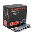 Powernail PS18112 18 Gauge 1/4 Inch Crown 1-1/8 Inch Length Chisel Point Narrow Crown Staples (Box, 5000ct)