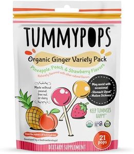 USDA Organic Tummypops Ginger Variety Pack (Pineapple, Peach, & Strawberry)