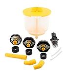 ABN AC Radiator Funnel Fill Kit - Spill Proof Coolant Flush Set Radiator Bleeding for Refilling Coolant No Spill Bleeder