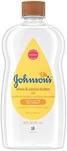 Johnson's Baby Oil, Mineral Oil Enriched With Shea & Cocoa Butter to Prevent Moisture Loss, Hypoallergenic, 20 fl. oz