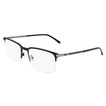 Lacoste L2268 001 Unisex Black Metal Rectangular Frame Eyeglasses