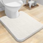 OLANLY Toilet Rugs U-Shaped 24x20, 