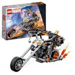 LEGO Marvel Ghost Rider Mech & Bike, Buildable Motorbike Toy with Movable Action Figure, Super Hero Building Set, Gift for Kids, Boys and Girls 7 plus Years Old 76245