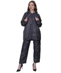 YOUTH ROBE - Premium Brand Women’s Waterproof Rain Suit – Lightweight Hooded Rain Coat & Pants Set, Windproof Outdoor Jacket for Hiking, Travel & Work with Storage Bag