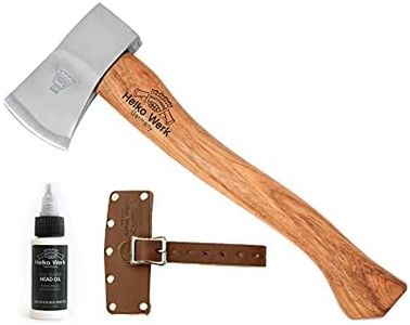 1844 Helko Werk Germany Classic Pathfinder Hatchet - Made in Germany Camping Hatchet, Bushcraft, Survival, Backpacking, small lightweight hatchet - Head 1.25 lbs, Handle 15 in. (Pathfinder) #11438