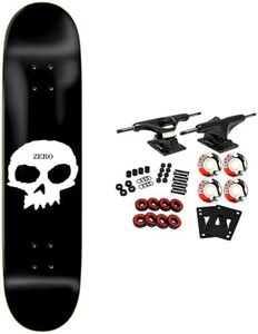 ZERO Skateboard Complete Single Skull 8.5