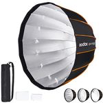 GODOX QR-P120 120 cm / 47.24 Inch Deep Parabolic Softboxes with Quick Release Bowens Mount Softbox for Godox SL-60W VL150 VL300 UL150 SL150WII SZ150R