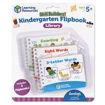 Learning Resources Skill Builders! Kindergarten Flipbook, Library Kindergarten, Learning Activities, Educational Toys for Kindergartners, Toddler Activity Book, 3 Pieces, Ages 5+