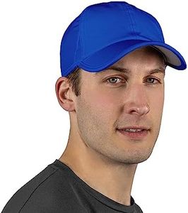 TrailHeads Men’s Running Hat with UV Protection | Quick Dry Sports Hats for Men | Outdoor Cap | UPF 50 Hats | Summer Hats for Men - Royal Blue