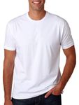 Next Level Men's Premium Fitted Sueded Crew, White - 5 Pack, Medium