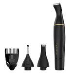 Remington Ultimate Precision Detail Trimmer with 9 Length and Style Settings and 5 Adjustable Combs to Trim Haircut, Nose and Ear Hairs