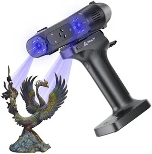 Creality 3D Scanner RaptorX, Upgraded Wireless 3D Scanner for 3D Printing with 34+7 Blue Laser Lines 0.02mm Accuracy Wi-Fi 6 Fast Speed, Scans Range from 0.2" -157" for Windows MacOS