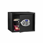 Yale Large Security Safe Locker for Home with Pincode Access | Home Electronic Keypad Locker | Manual Key | Digital Safety Locker | 1 Year Warranty | YSS/300/DB2 | 26.8 litres | Black