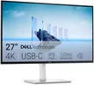 Dell 27 Plus 4K USB-C Monitor - S2725QC - 27-inch 4K (3840 x 2160) 120Hz 16:9 Display, AMD FreeSync Premium, sRGB 99%, Integrated Speakers, 1500:1 Contrast Ratio, Comfortview Plus - Ash White