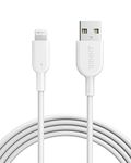 Anker Powerline II Lightning Cable, [6ft MFi Certified] USB Charging/Sync Lightning Cord Compatible with iPhone SE 11 11 Pro 11 Pro Max Xs MAX XR X 8 7 6S 6 5, iPad and More