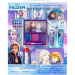 Disney Frozen Makeup Set for Kids | Girls Makeup Kit Includes Lip Gloss, Mirror, Nail Accessories & More | Birthday Gifts for Ages 3+ by Townley Girl