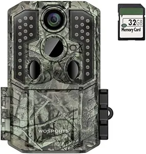 WOSPORTS Trail Camera,48MP 4K 0.2S Trigger Motion Activated,Game Hunting Camera with Night Vision IP66 Waterproof 2.0''LCD 120°Wide Camera Lens for Outdoor Scouting Wildlife Monitoring Home Security