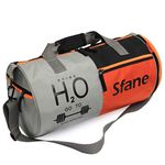 Sfane Duffel Gym Bag, Shoulder Bag For Men & Women With Shoe Compartment (Orange) 47 * 23 * 25 - Polyester