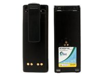 2X Pack - Motorola HT1000 Battery - Replacement for Motorola NTN7144 Two-Way Radio Battery (1800mAh, 7.5V, NIMH)