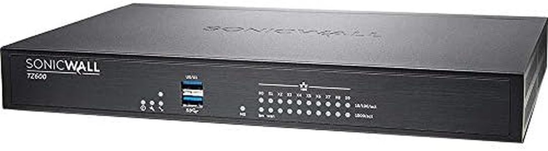 Sonicwall Dell Sonicwall 01-SSC-0222 TZ600 Security Appliance, 10 Ports, 10MB/100MB LAN, Gige