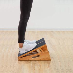 Professional Wooden Slant Board – Adjustable Incline Stretch Platform